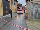 Un'abitazione prende fuoco nel centro di Vigone