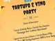 Il “Tartufo e Vino Party” del Ristorante La Cave di Saluzzo