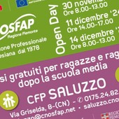 Il 22 e il 30 novembre Open Day di Cnos Fap a Saluzzo per i corsi gratuiti rivolti ai giovani 12/24 anni