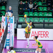 Attacco di Moreno (foto Legavolley femminile)