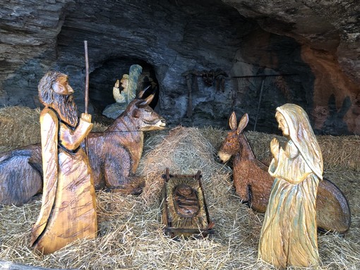 Un dettaglio del presepe