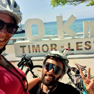 Jessica Mellica e Salvatore Sette a Timor-Leste