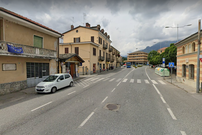 Via Primo Maggio a Luserna San Giovanni