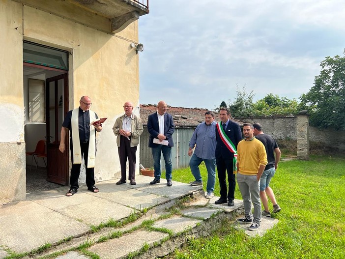 La presentazione del nuovo medico Niccolò Malan, primo a destra