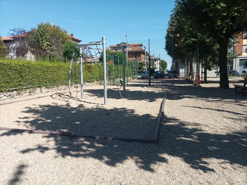 Il parco giochi di via Ribet