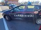 L’auto dei carabinieri urtata nella fiancata