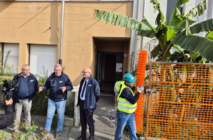 La presentazione del cantiere di via Bignone 8