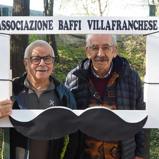 Galfione e Brazzelli alla festa dei baffi (foto di Scattiamo un Po)