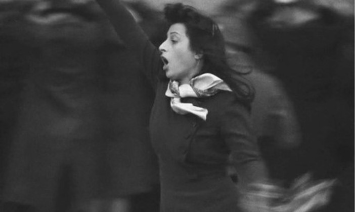 Anna Magnani in una scena di &quot;Roma Città Aperta&quot;