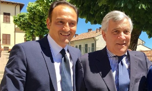 Alberto Cirio con Antonio Tajani