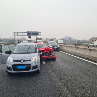 Tangenziale, incidente anche tra La Loggia e Bauducchi: traffico paralizzato