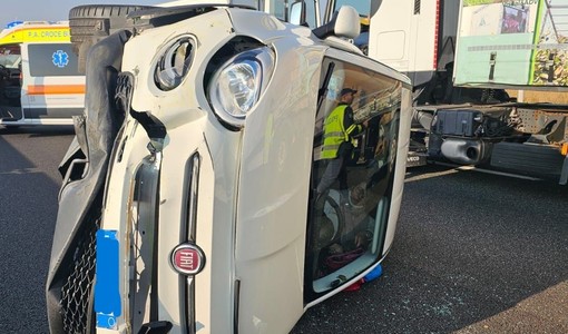 Incidente al sito interporto, traffico paralizzato sulla tangenziale sud