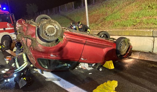 Triplo incidente nella notte sulla tangenziale: il più grave sul raccordo Torino-Pinerolo