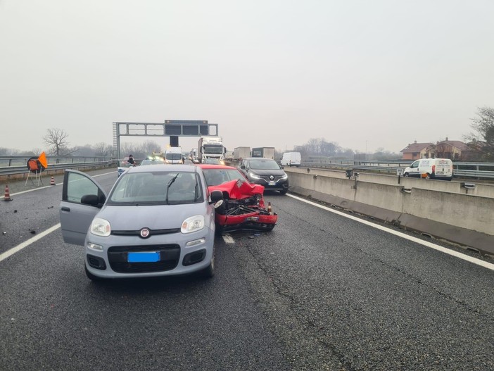 Tangenziale, incidente anche tra La Loggia e Bauducchi: traffico paralizzato