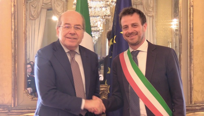 il prefetto ruberto e il sindaco salvai